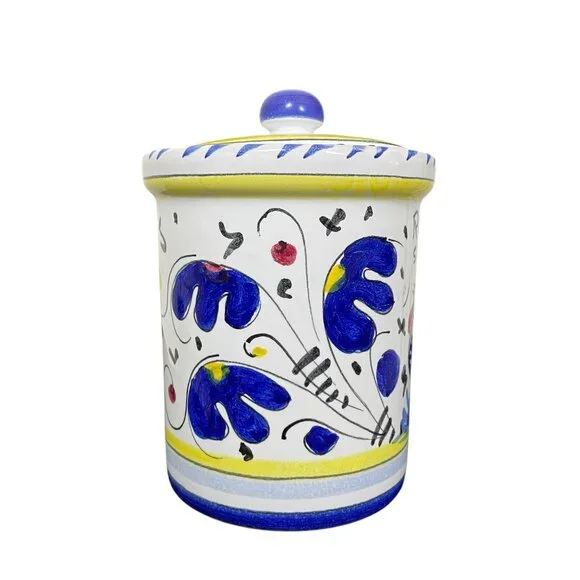 Romana Sambuca Italian Ceramic Jar With Lid - Picture 6 of 10